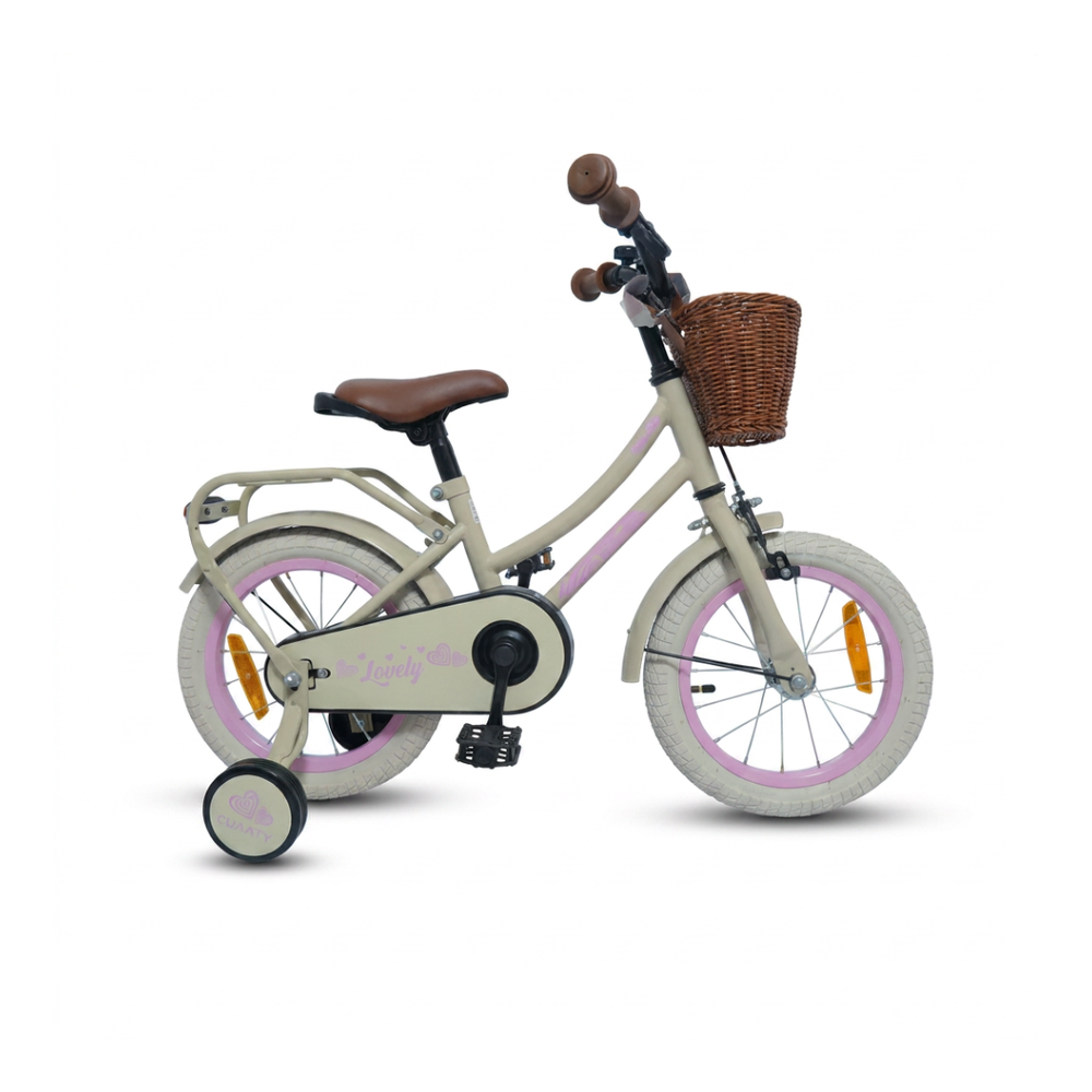 CHANTY Lovely 14" Bicicletta beige per bambine | 3-5 anni |
