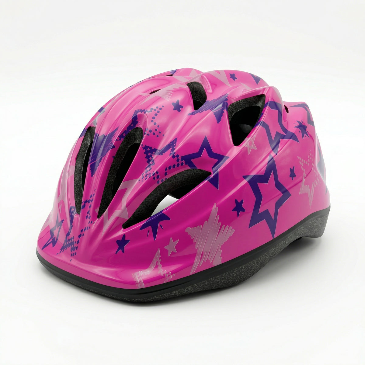 Chanty Casco infantil – Rosa con estrellas