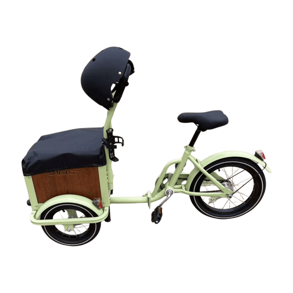 Chanty Cargo Kid - Grøn inkl. hjelm, flaskeholder, håndtag i 2 farver og ringklokke - BørnecyklerneChantyBørnecyklerneGrøn: BLC16 - GRNChanty Cargo Kid - Grøn inkl. hjelm, flaskeholder, håndtag i 2 farver og ringklokke