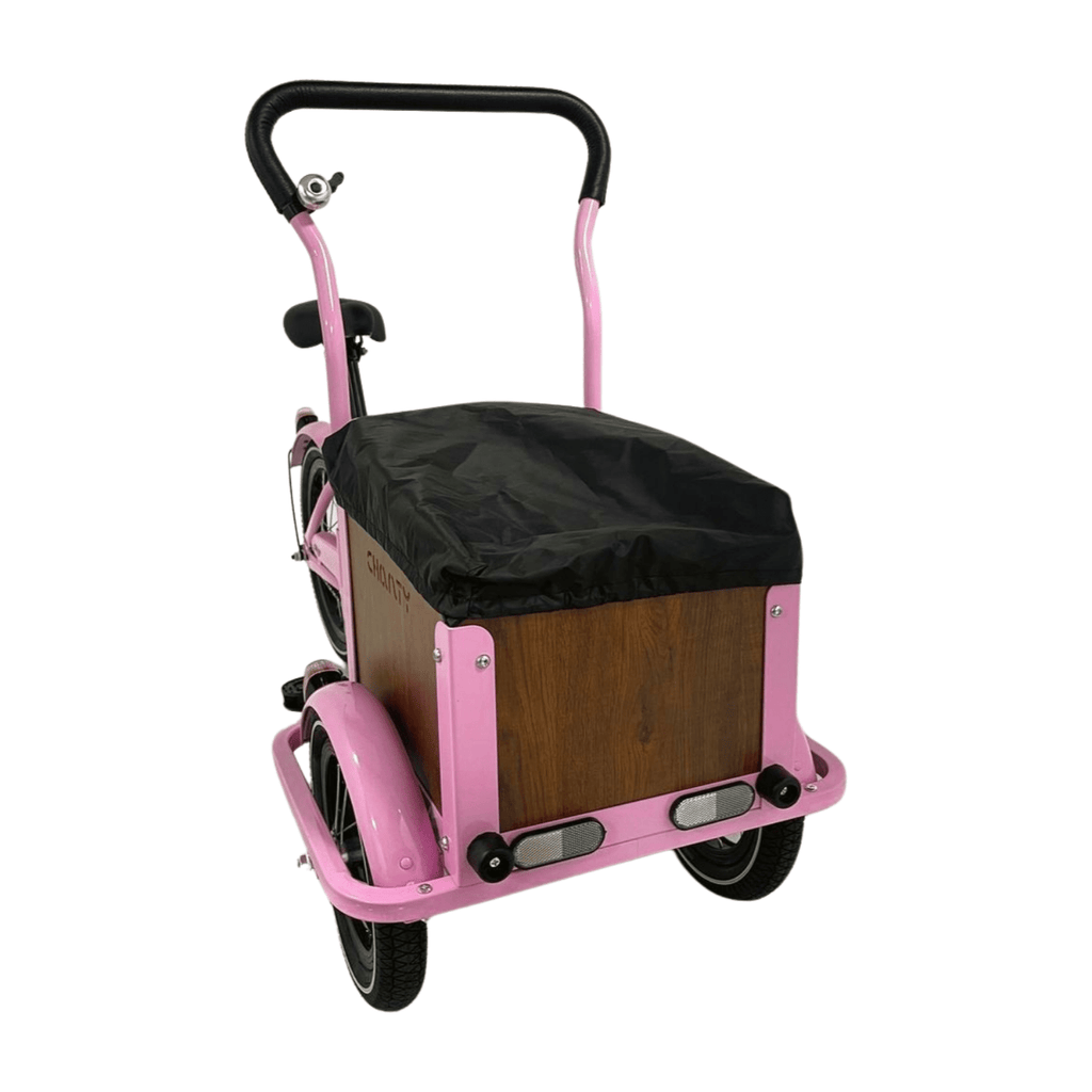 Chanty Cargo Kid – Pink inkl. hjelm, flaskeholder, håndtag i 2 farver og ringklokke - BørnecyklerneChantyBørnecyklernePink: BLC16 - LYRChanty Cargo Kid – Pink inkl. hjelm, flaskeholder, håndtag i 2 farver og ringklokke