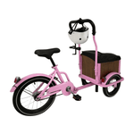 Chanty Cargo Kid – Pink inkl. hjelm, flaskeholder, håndtag i 2 farver og ringklokke - BørnecyklerneChantyBørnecyklernePink: BLC16 - LYRChanty Cargo Kid – Pink inkl. hjelm, flaskeholder, håndtag i 2 farver og ringklokke