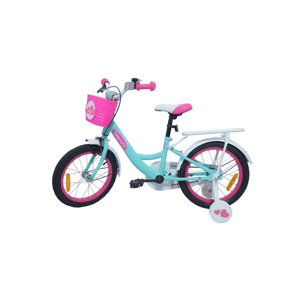 CHANTY Love 16" Mintgrøn Børnecykel | Piger | - BørnecyklerneChantyBørnecyklerne16 - 015451 - 475CHANTY Love 16" Mintgrøn Børnecykel | Piger |