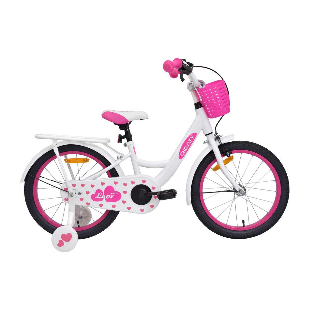 CHANTY Love 18" Pink Børnecykel | Piger | - BørnecyklerneChantyBørnecyklerne18 - 016CHANTY Love 18" Pink Børnecykel | Piger |