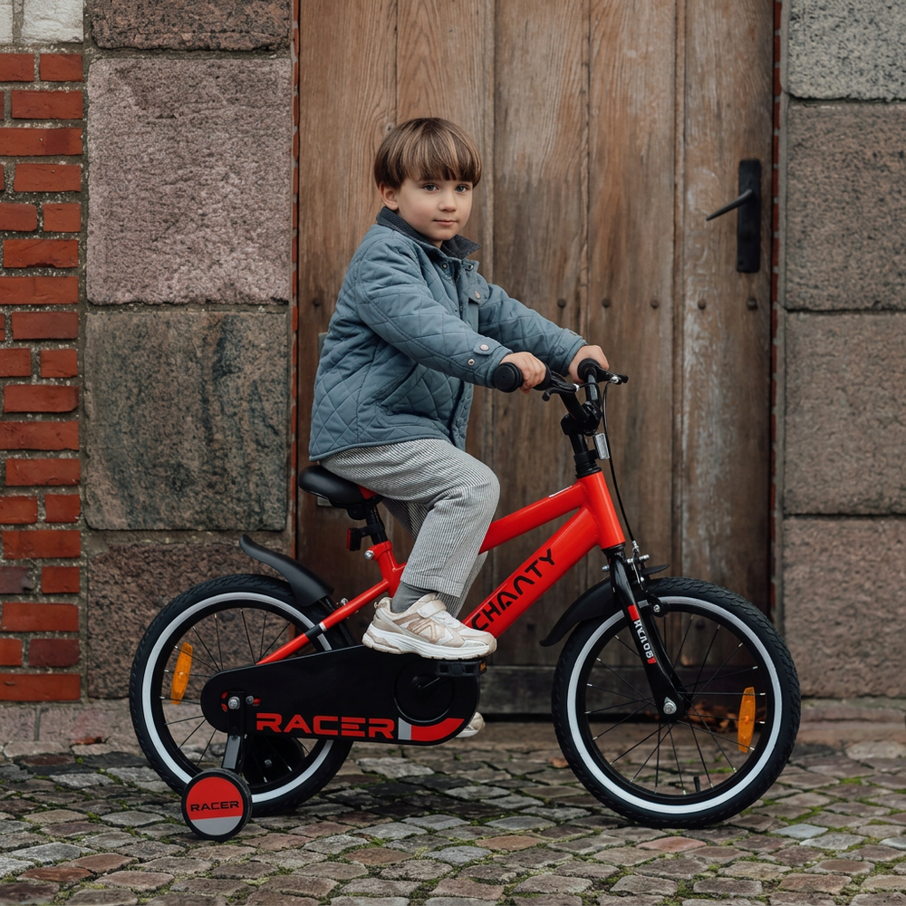CHANTY Racer 16" Bicicleta para niños roja | 4-6 años |