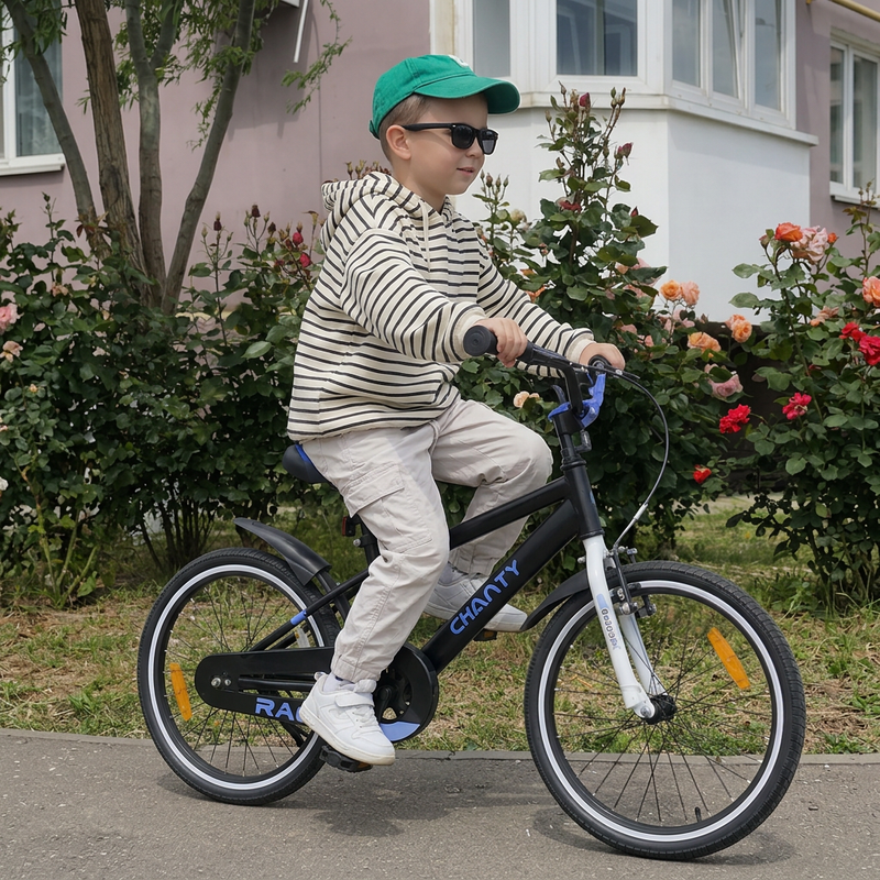 CHANTY Racer 20" Bicicleta para niños negra | 5-9 años |